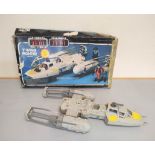 Star Wars- 1983 Return Of The Jedi Y-Wing Fighter Vehicle by Kenner Toys with defective box, and