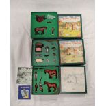 Britains Ltd. Three boxed 1994 Home farm Collector's Sets comprising of 8704 Plough Set, 8705