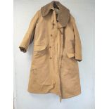 WW2- Scarce British Tropal coat c1941 of khaki construction with kapok lined interior. These coats