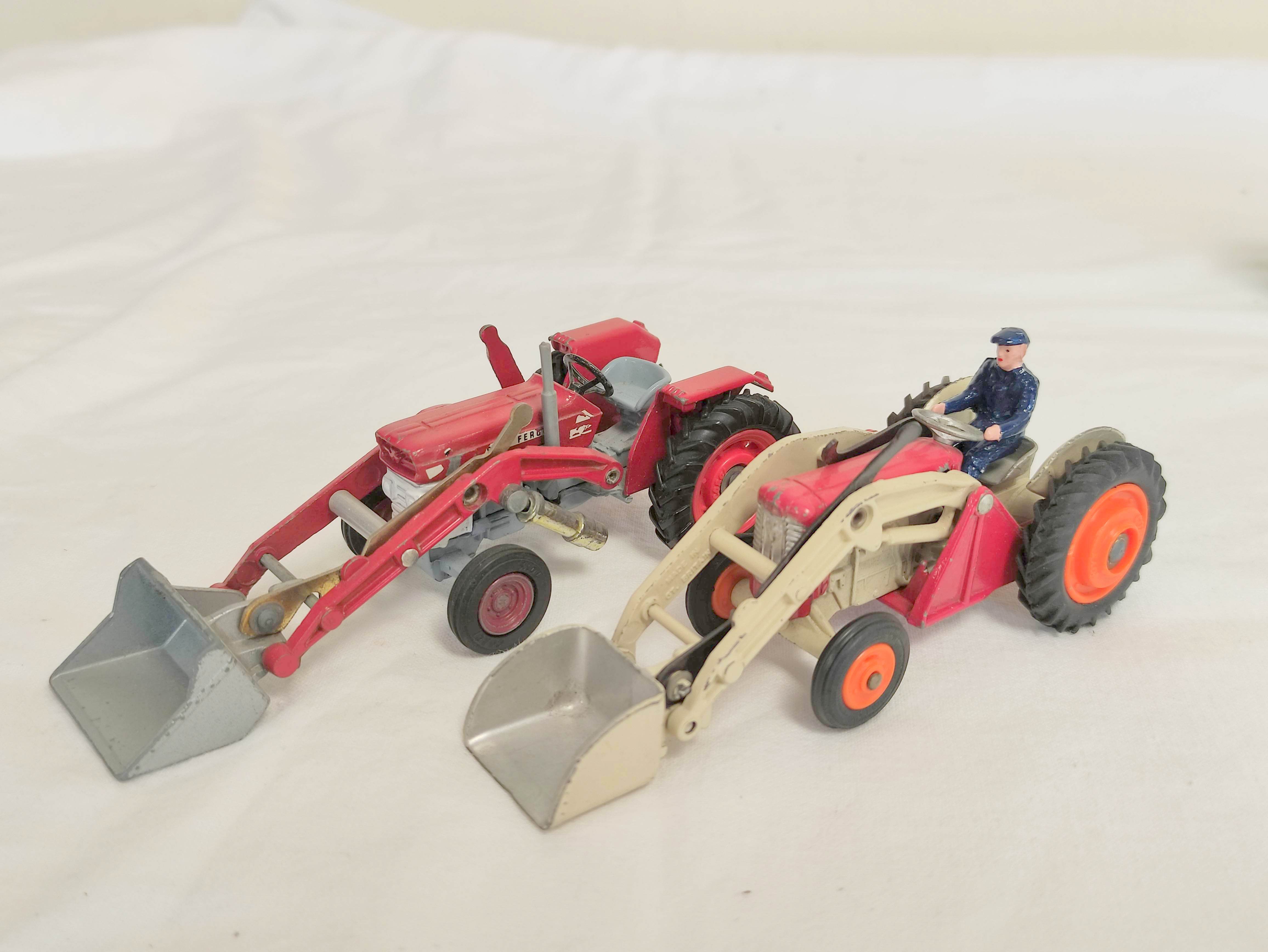 Corgi Toys- Collection of nine Corgi model tractors & farm implements to include boxed no 56 Four - Image 9 of 14