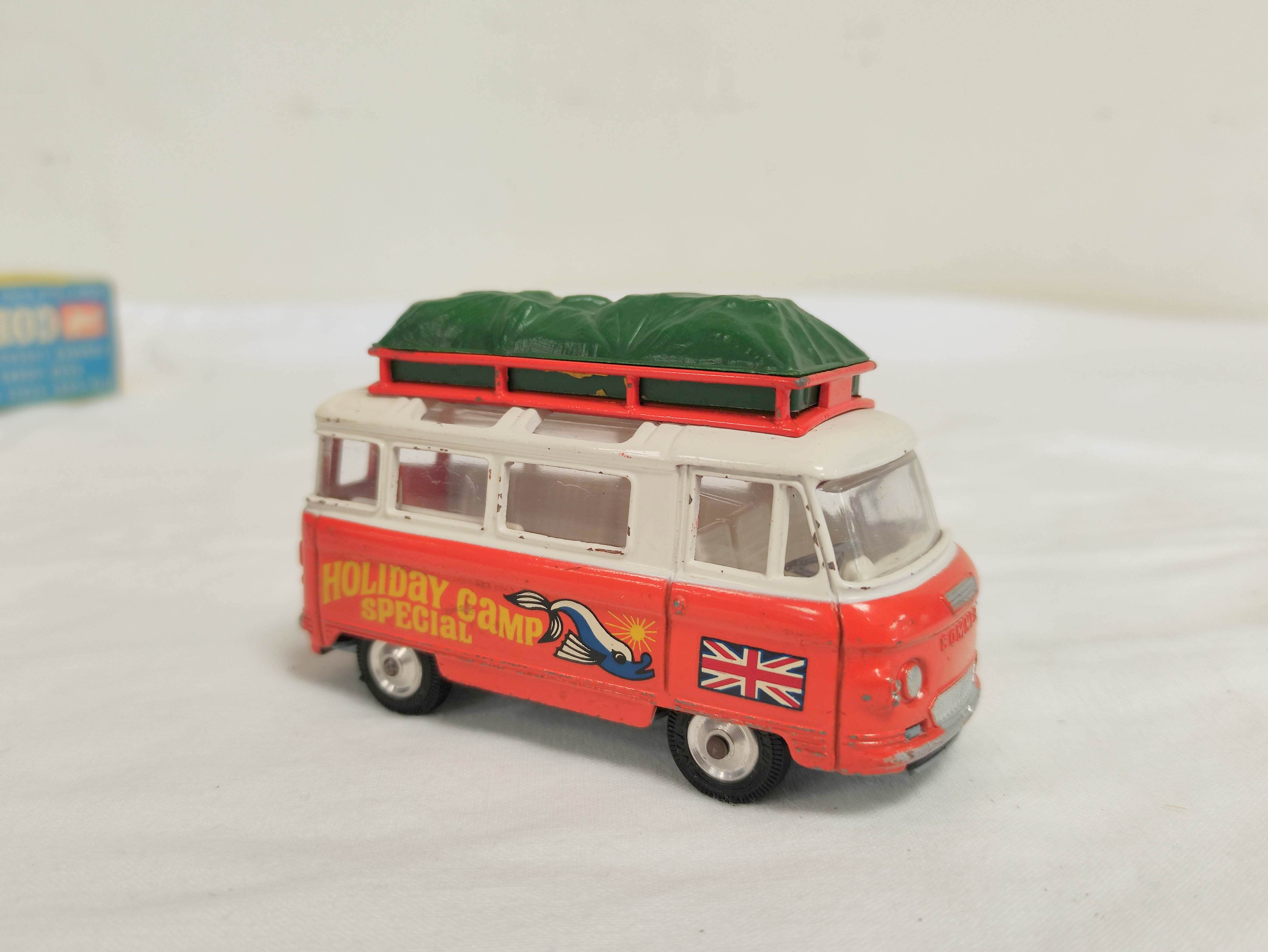 Corgi Toys- Boxed no 508 Holiday Camp Special Commer Bus 2500 series with orange and white body, - Image 3 of 7