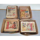 Quantity of vintage 1970s/80s comics to include Beano, Victor, Warlord etc.