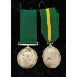 Victorian & Edwardian- Medals to include an 1894 Volunteer Long Service Medal awarded to Pte G