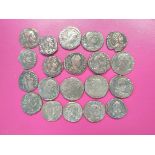 Roman- Quantity of Roman coins comprising of silver plated Follis. To include examples of Valens