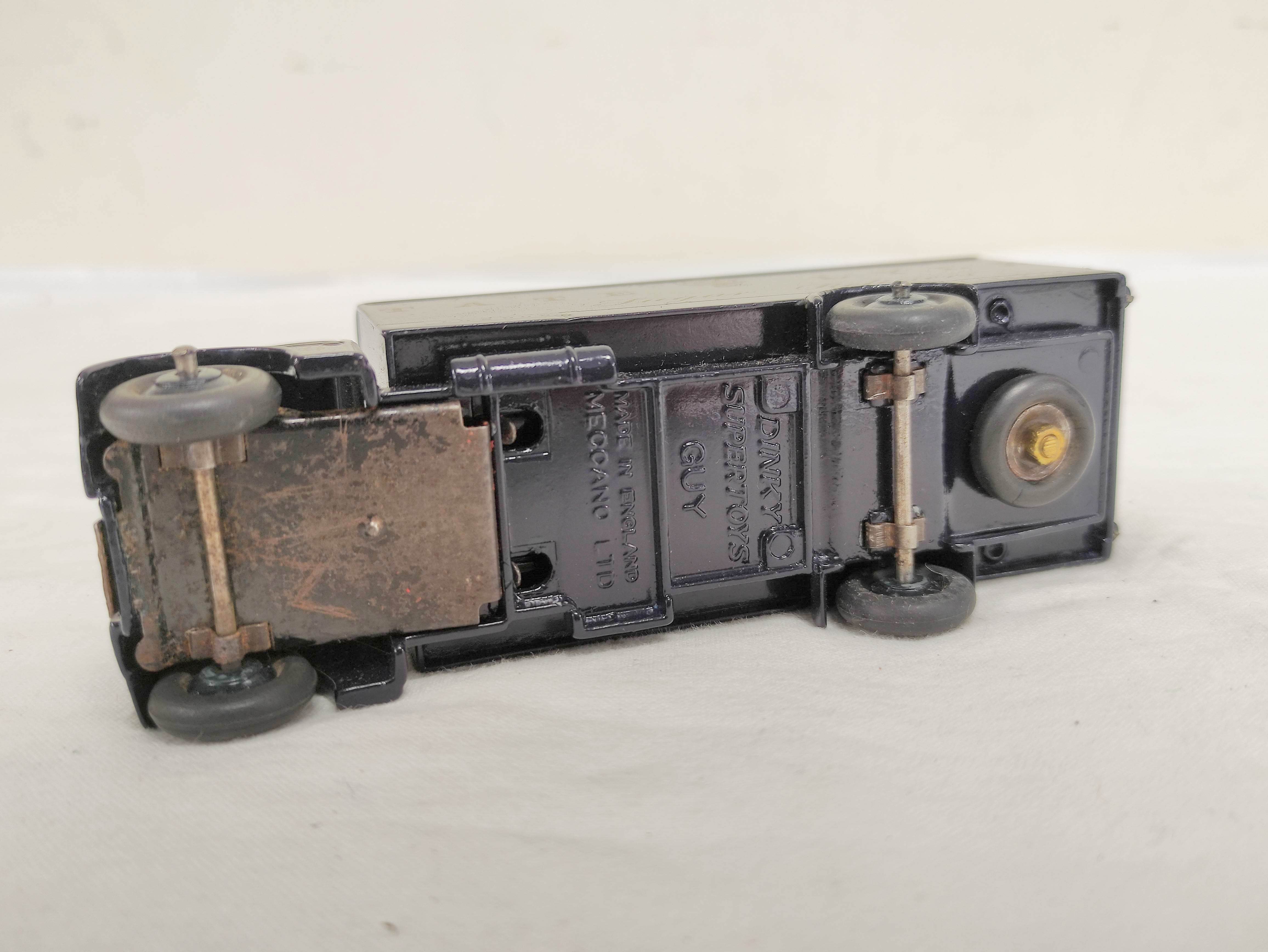 Dinky. Five unboxed model vehicles to include three Dinky 514 Guy Vans comprising of Lyons Swiss - Image 7 of 8