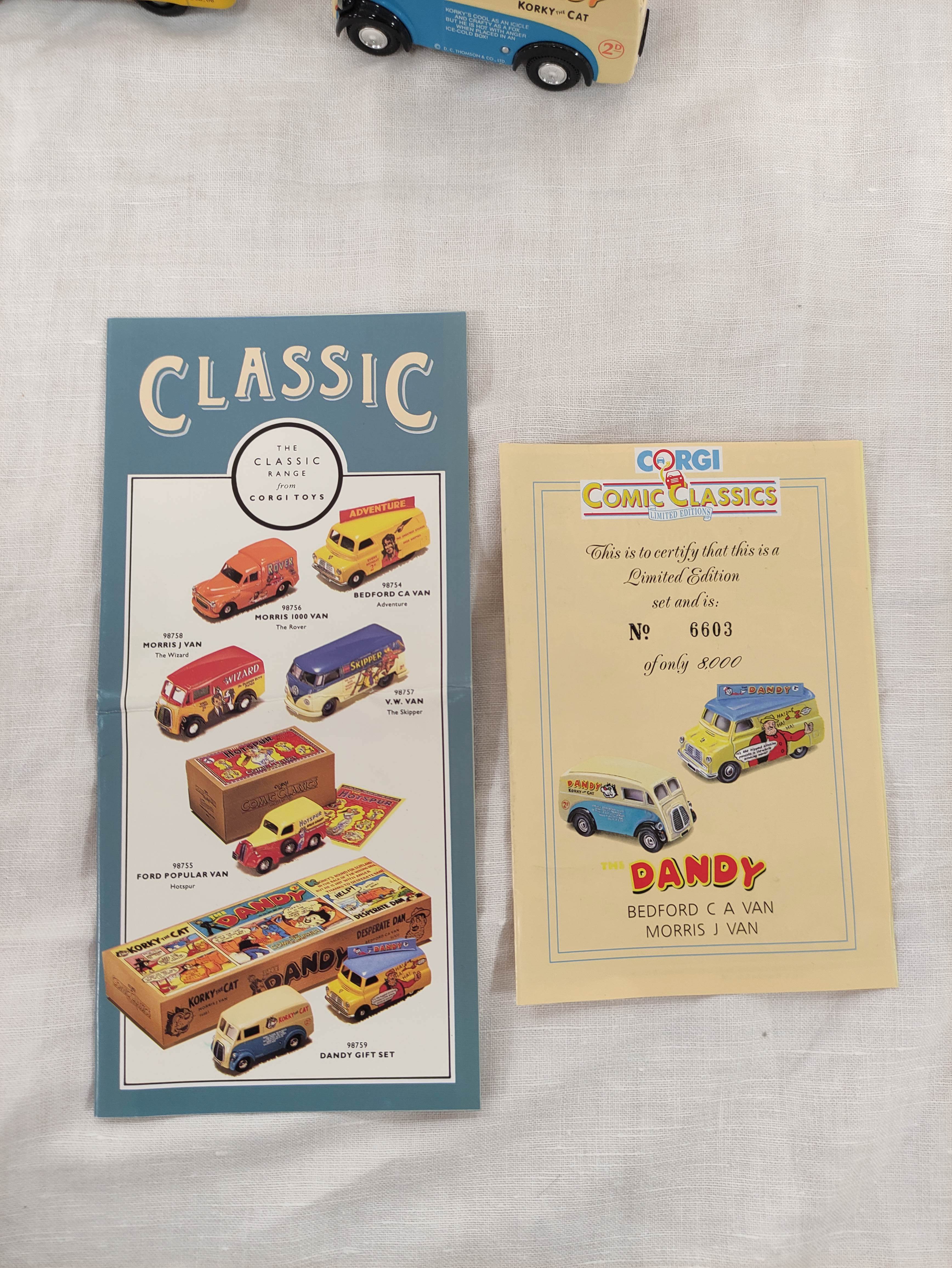 Collection of boxed model vehicles to include Corgi Comic Classics Ltd edition Desperate Dan and - Image 5 of 10