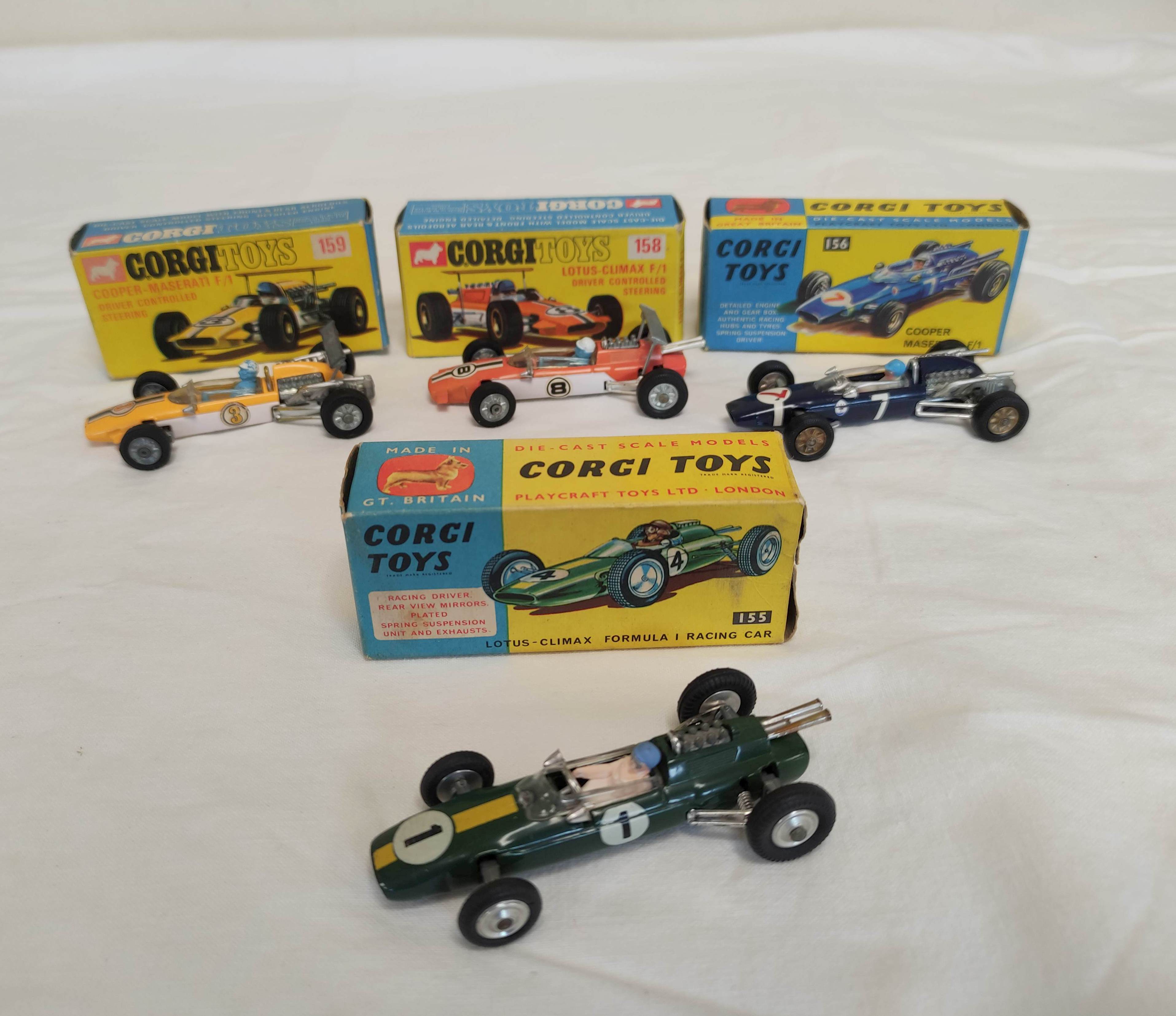 Corgi Toys- Boxed die cast models to include Ecurie Ecosse Racing Car Transporter No 1126, Lotus- - Image 8 of 12