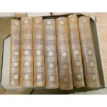 GROSE FRANCIS.  The Antiquities of England & Wales. 8 vols. Many eng. plates. Folio. Calf, rubbing &