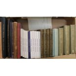 Parish Registers, Local Records & Learned Society Publications.  A carton of various vols.