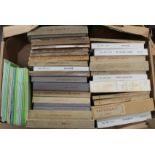 Yorkshire Local History & Genealogy.  A carton of registers & transactions, etc.