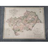 SHARP, GREENWOOD & FOWLER (Pubs).  Map of the County of Berwick ... Surveyed in the Years 1825 &