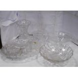 Shallow bowl, jars and covers, hors d'oeuvres dish etc.
