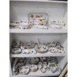 Large collection of Royal Worcester 'Evesham' dinner and tablewares to include mugs, plates,