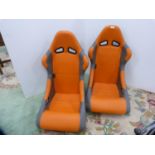 Two gaming chairs.