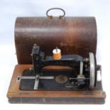 Vesta portable sewing machine.