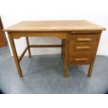 Abbess oak kneehole desk.