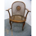 Bergere lady's open armchair.
