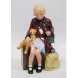 Royal Doulton figure group, 'The Girl Evacuee' HN 3203.