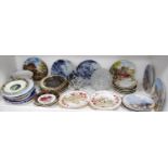 Assorted collector's plates to include Royal Albert 'Four Seasons' plates, agricultural and