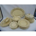 Booth's Ribstone Ware part dinner set.  (35)