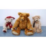 Three teddy bears to include Harrod's 1999 and two others.  (3)