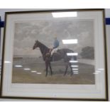 Louis Emile Adam 'Manifesto' Newmarket 1899 Pencil signed print.