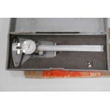 Mitutoyo vernier calliper, boxed.