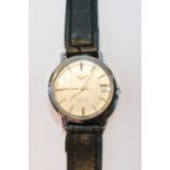 Gent's Longines Flagship watch, automatic, stainless steel, inscribed '...1964'.