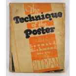 Leonard Richmond RBA ROI 'The Technique of the Poster', published by Sir Isaac Pitman & Sons,