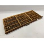 Printers block tray; 82cm long