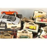 Collection of assorted Days Gone By vehicles, Mercedes cars etc
