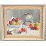 Kate Nicholl ' Still life' oil on board signed, in frame
