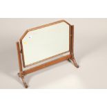 Beach framed bevel edged dressing table mirror