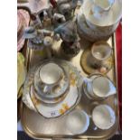 Royal Albert tea set with other ceramics