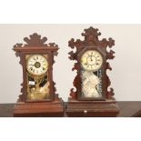 Two American mantle clocks