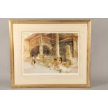 William Russell Flint; limited edition print; 365 / 850; Ladies Bathing; framed