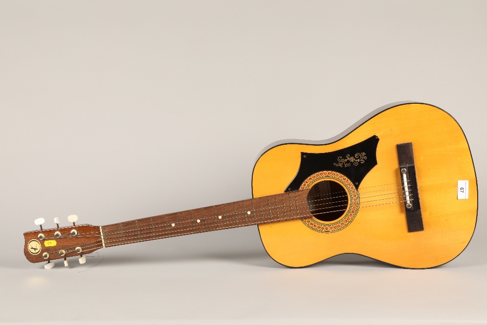 K200 guitar in soft case; 92cm long