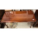 Mahogany occasional table