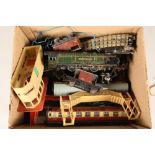 Assortment of Hornby trains and tracks