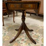 Mahogany sofa table style occasional table