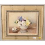 C. G. Tresider; Still Life of Flowers; oil on canvas; signed and framed