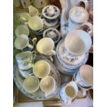Royal Doulton Coniston six person part coffee and teaset; together with one other