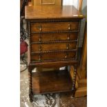 1930s four drawer music cabinet