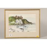 James Harrigan ' Culzean Castle' watercolour ,signed in frame