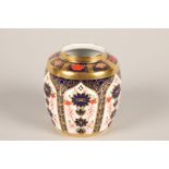 Royal Crown Derby Imari ginger jar; 11cm high