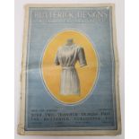An Edwardian/early 20th century pattern book - 'Butterick Designs for Embroidery, Braiding Etc,