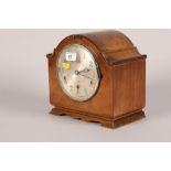 Art Deco Elliot mahogany 8 day cased mantle clock