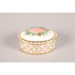 Royal Crown Derby Wild Rose trinket box and cover
