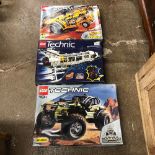 Three boxed Lego Technic kits; 8457; 8480 & 8466