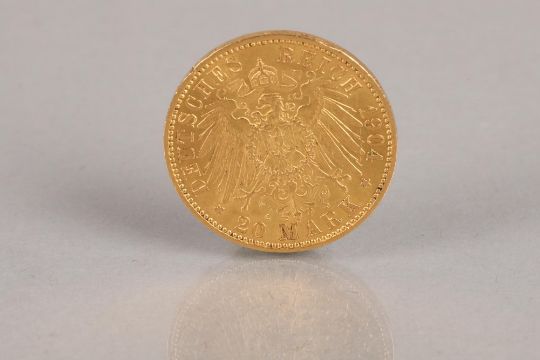 1904 20 Mark gold coin